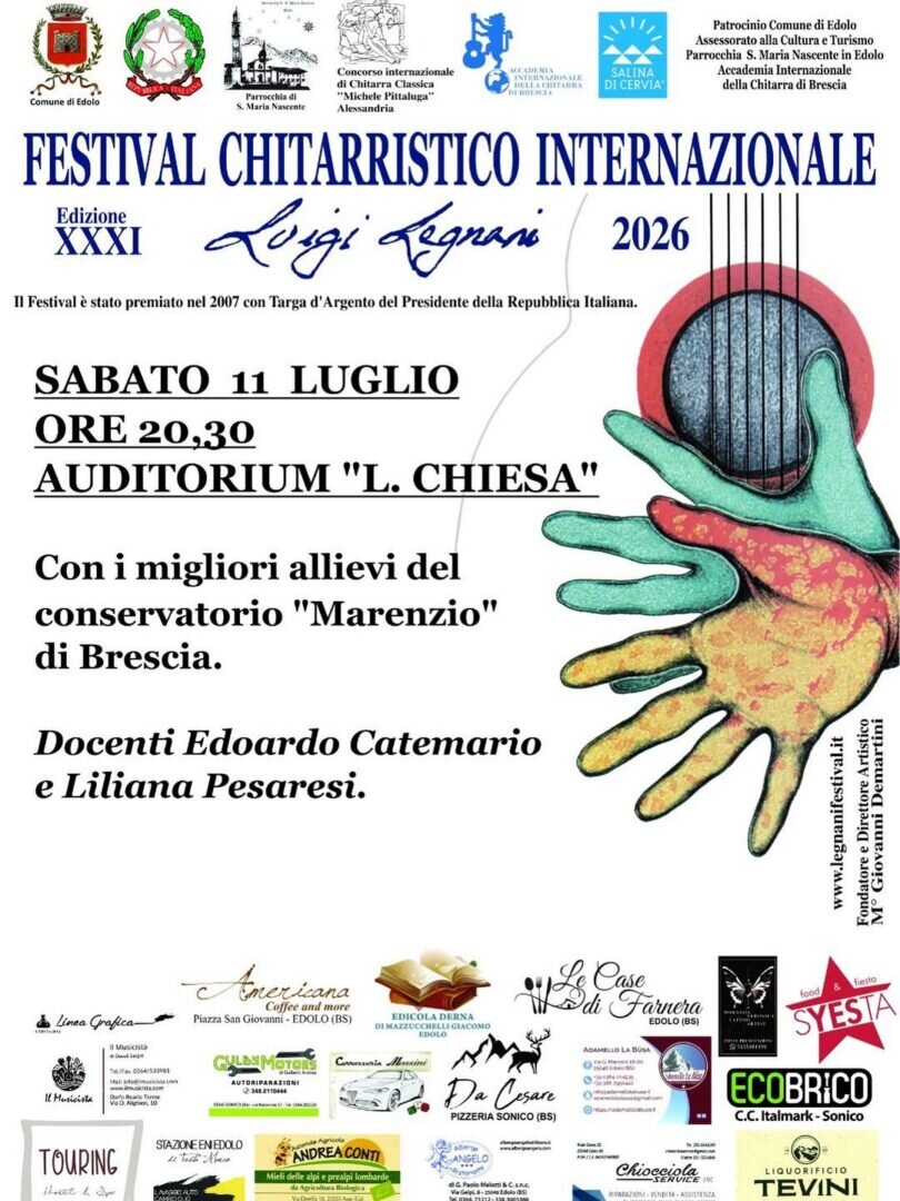 Locandina Festival Chitarristico Internazionale