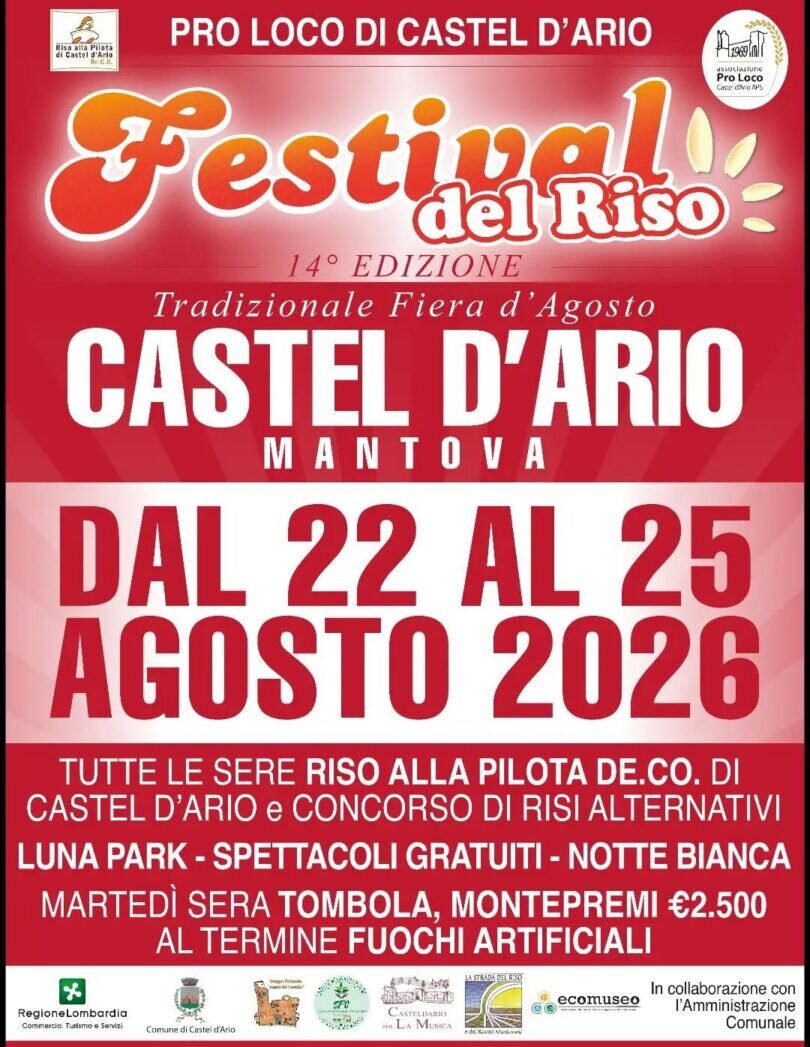 Locandina Festival del riso