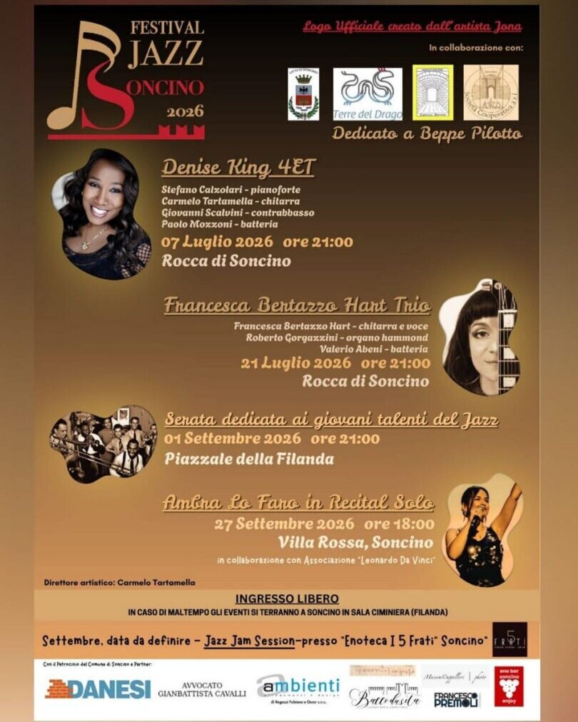 Locandina Festival Jazz Soncino