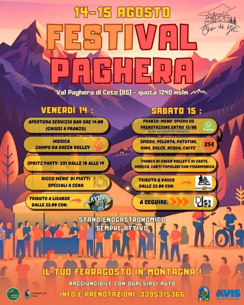 Locandina Festival Paghera