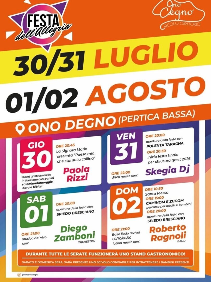 Locandina Fiera dell'allegria