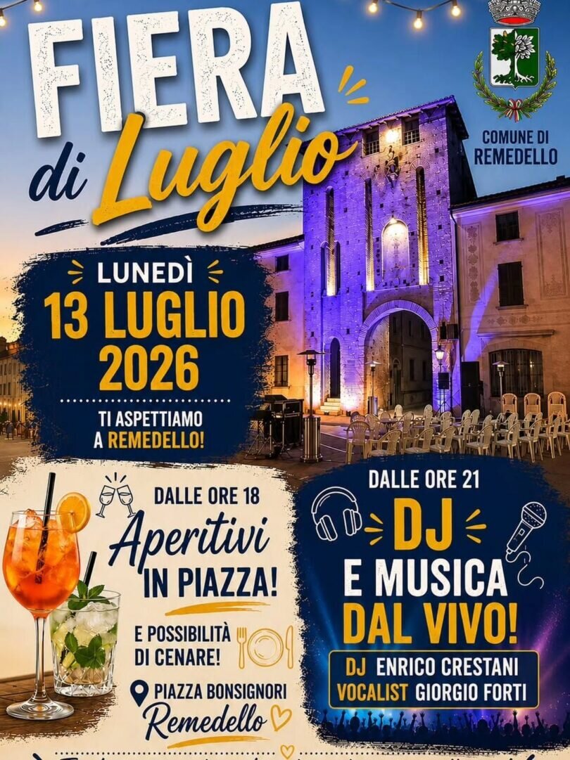 Locandina Fiera di Luglio di Remedello