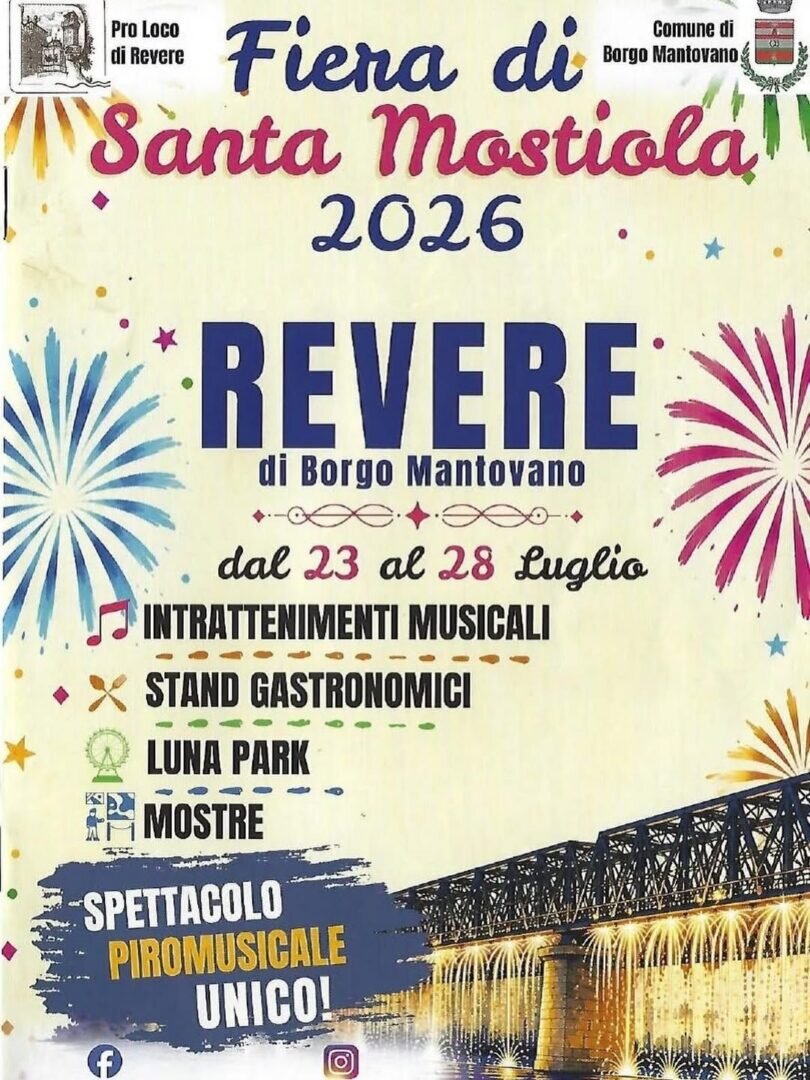 Locandina Fiera di Santa Mostiola