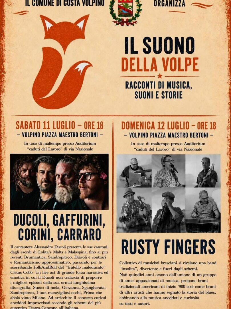 Locandina Il suono della volpe