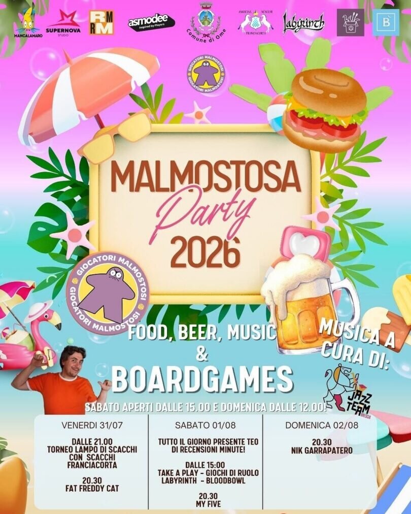 Locandina Malmostosa party