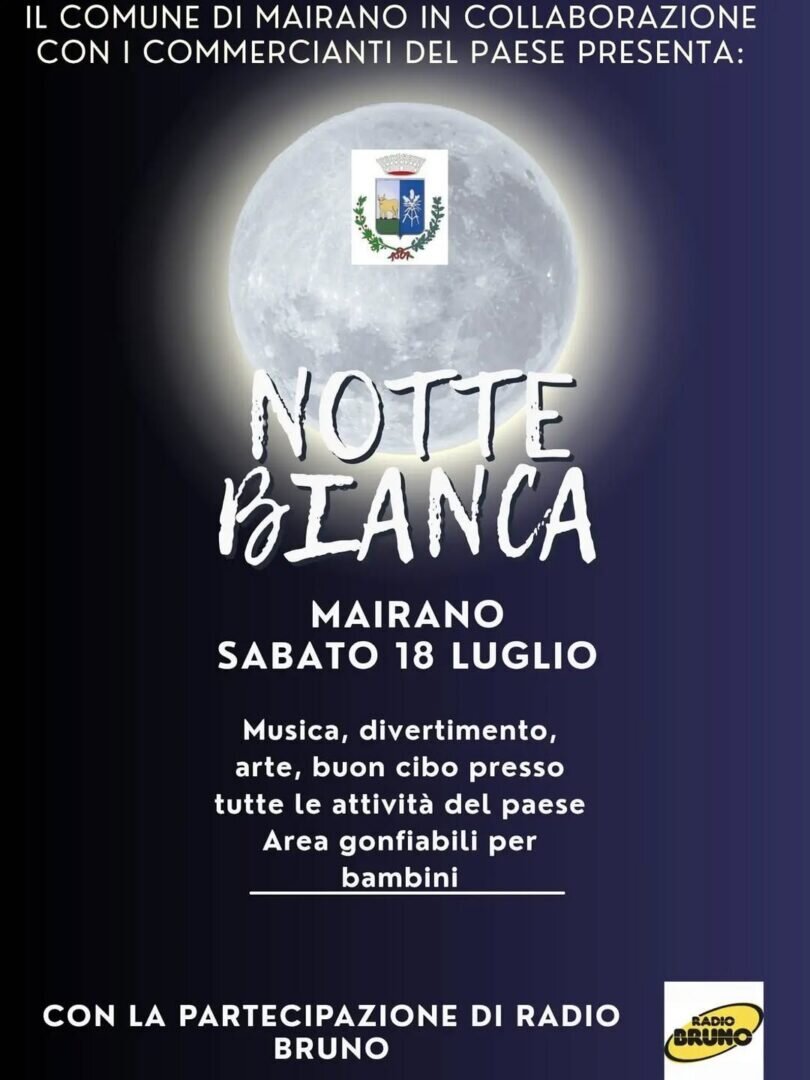 Locandina Notte bianca a Mairano