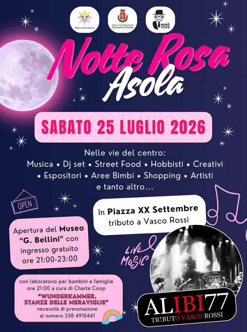 Locandina Notte rosa di asola