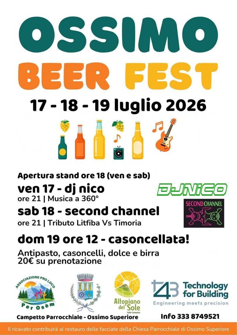 Locandina Ossimo Beer Fest