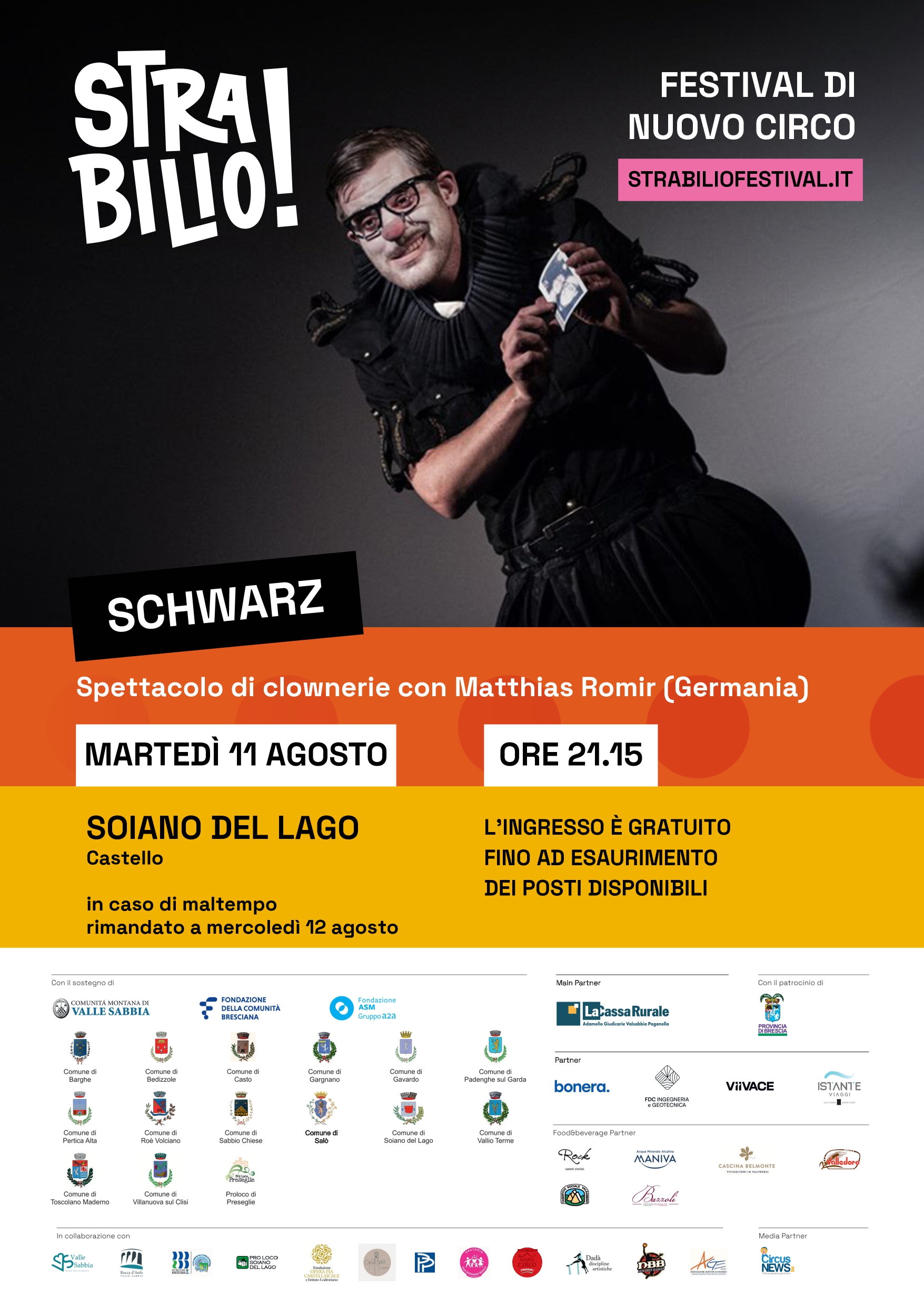 Locandina Strabilio: Festival di nuovo circo