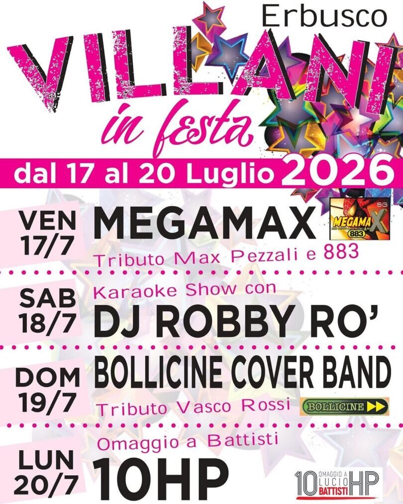 Locandina Villani in festa