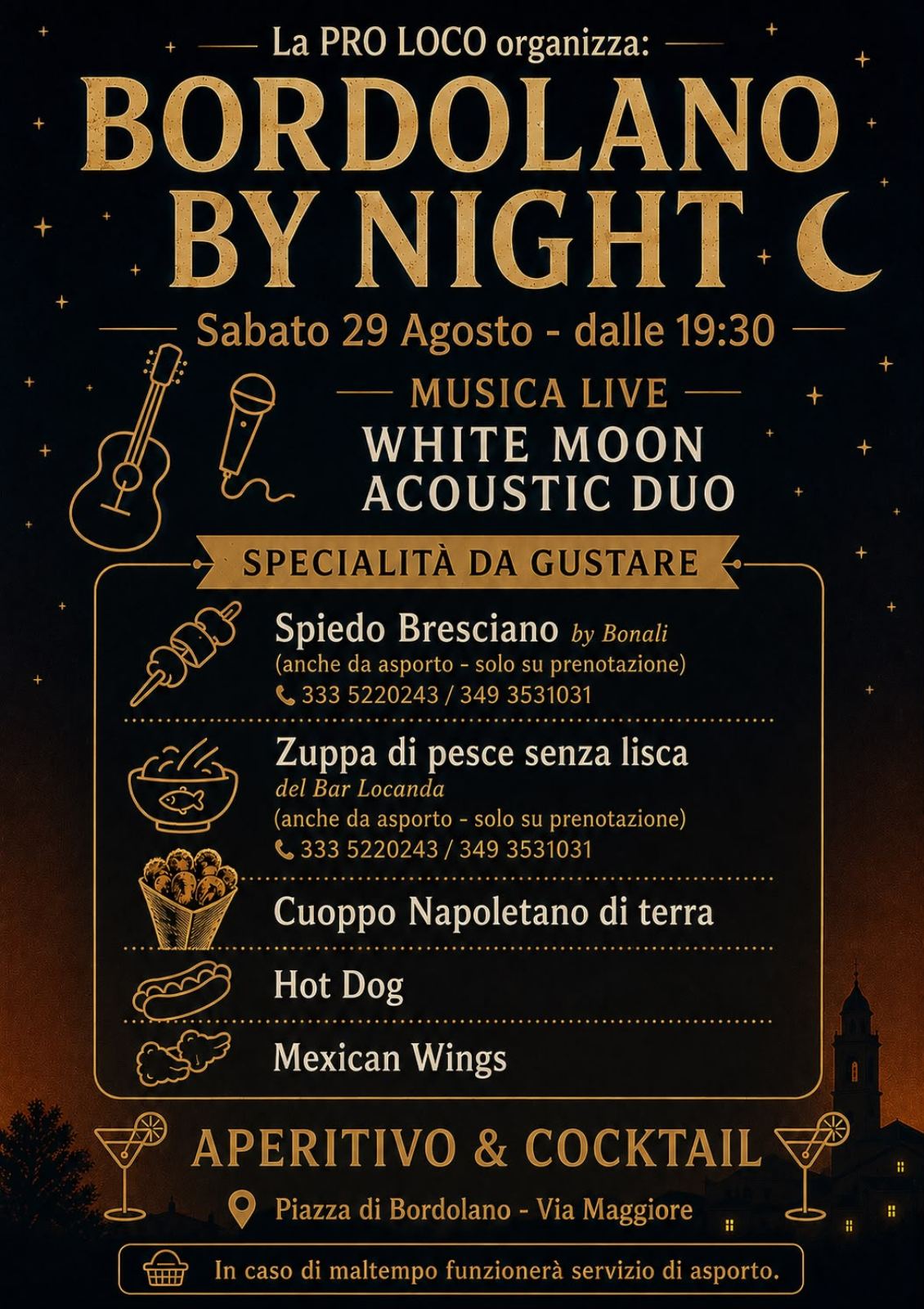 Locandina Bordolano by night