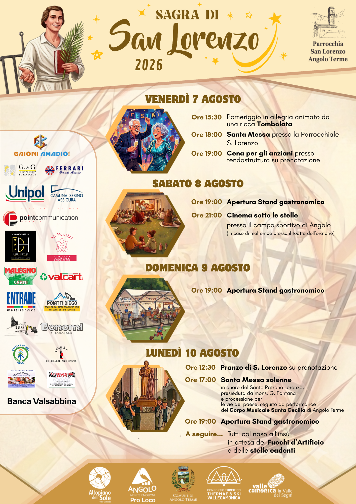 Locandina Sagra di san Lorenzo