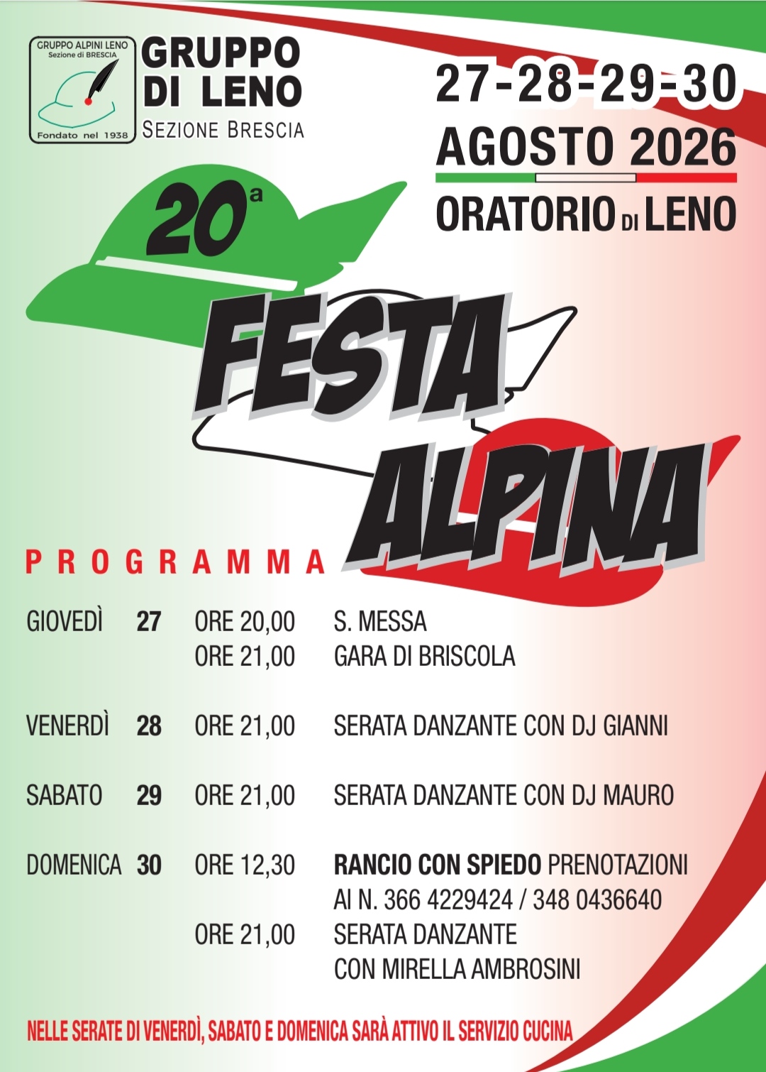Locandina Festa alpina