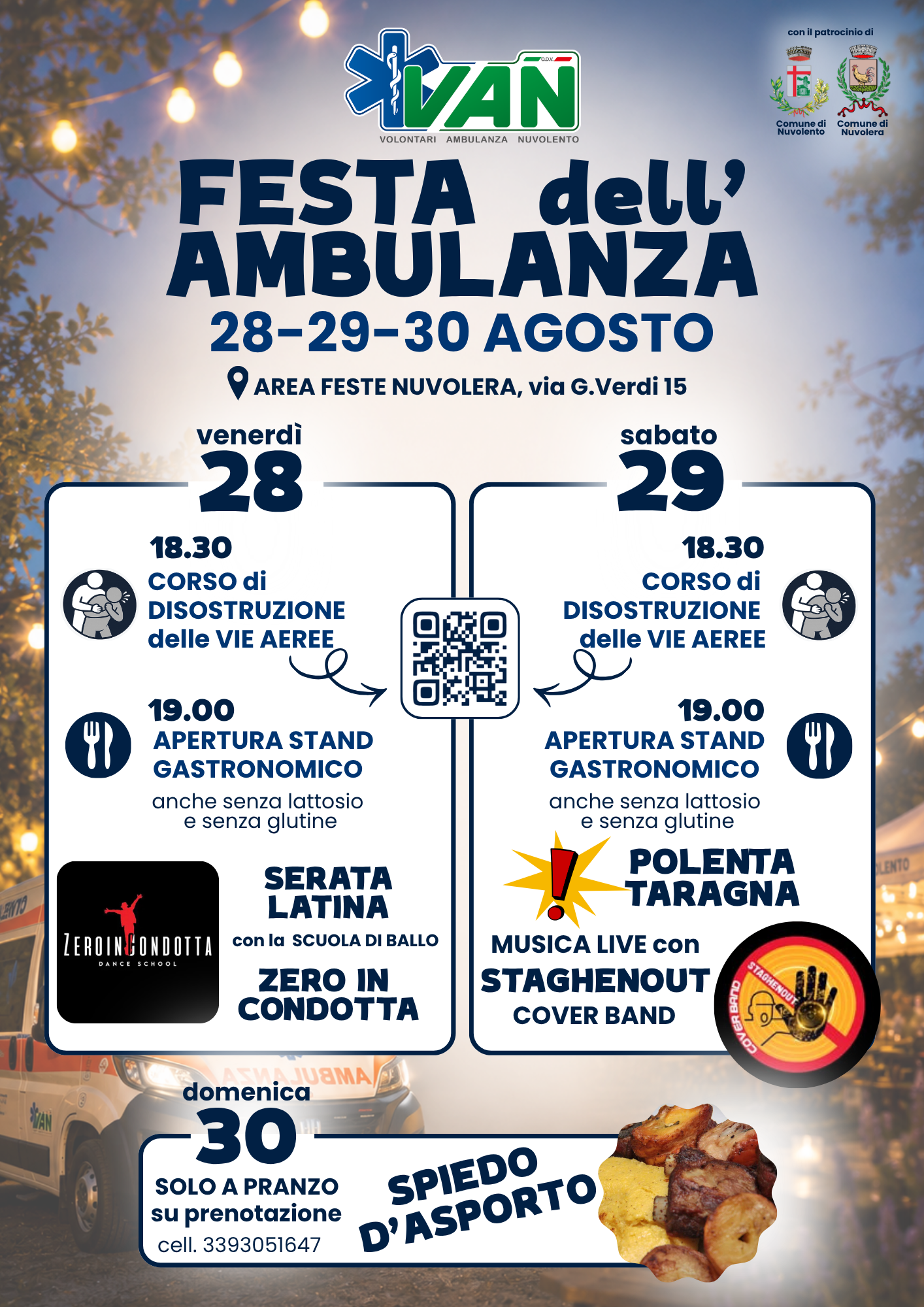 Locandina Festa dell'ambulanza