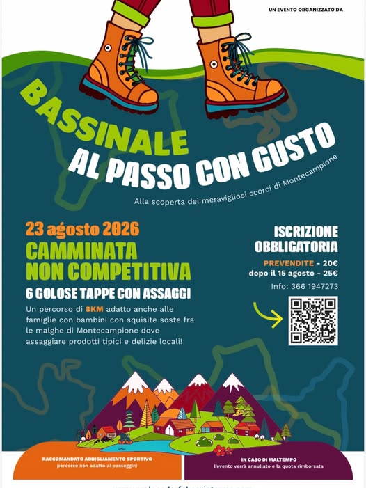 Locandina Bassinale al passo con gusto