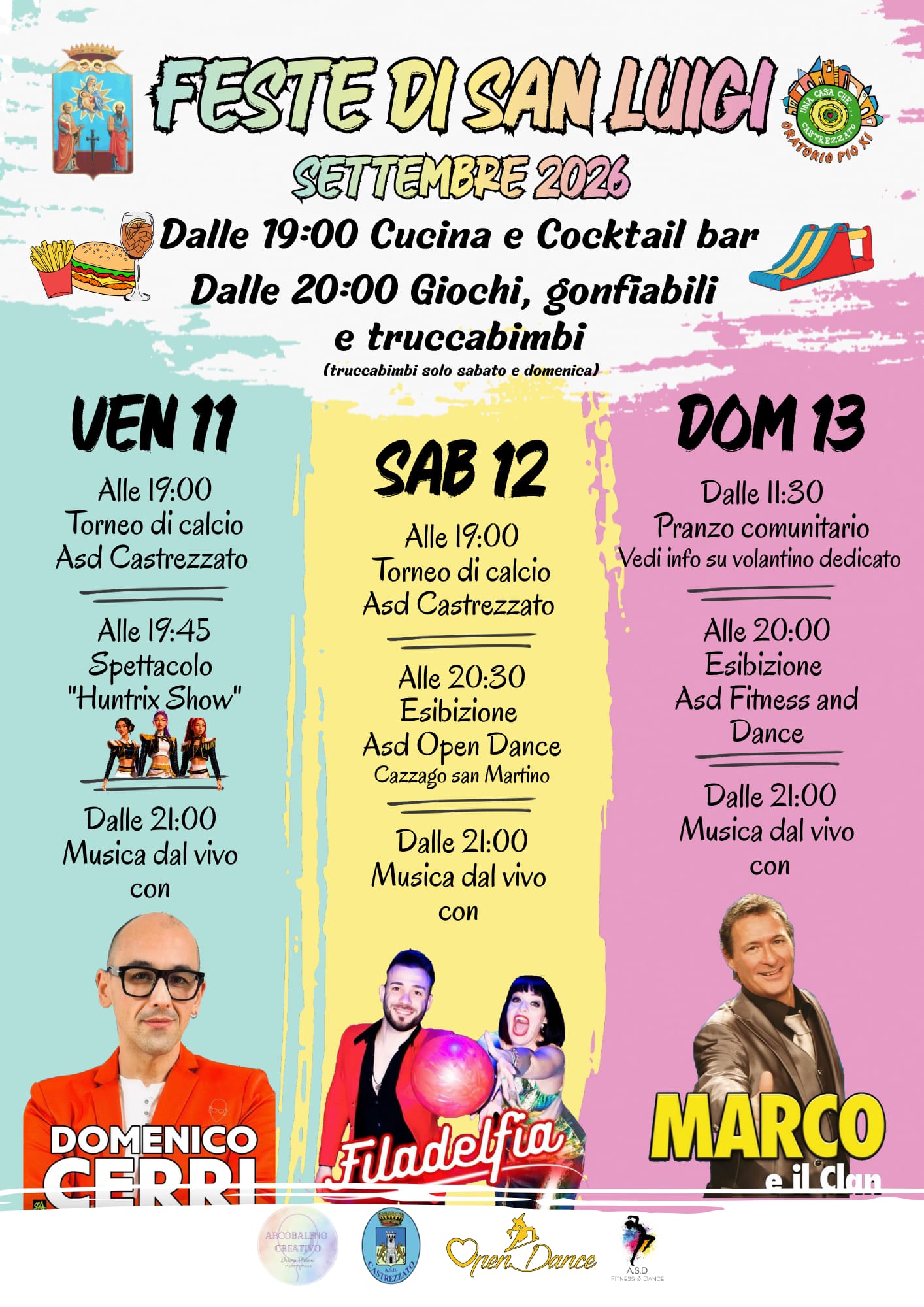 Locandina Feste di san Luigi