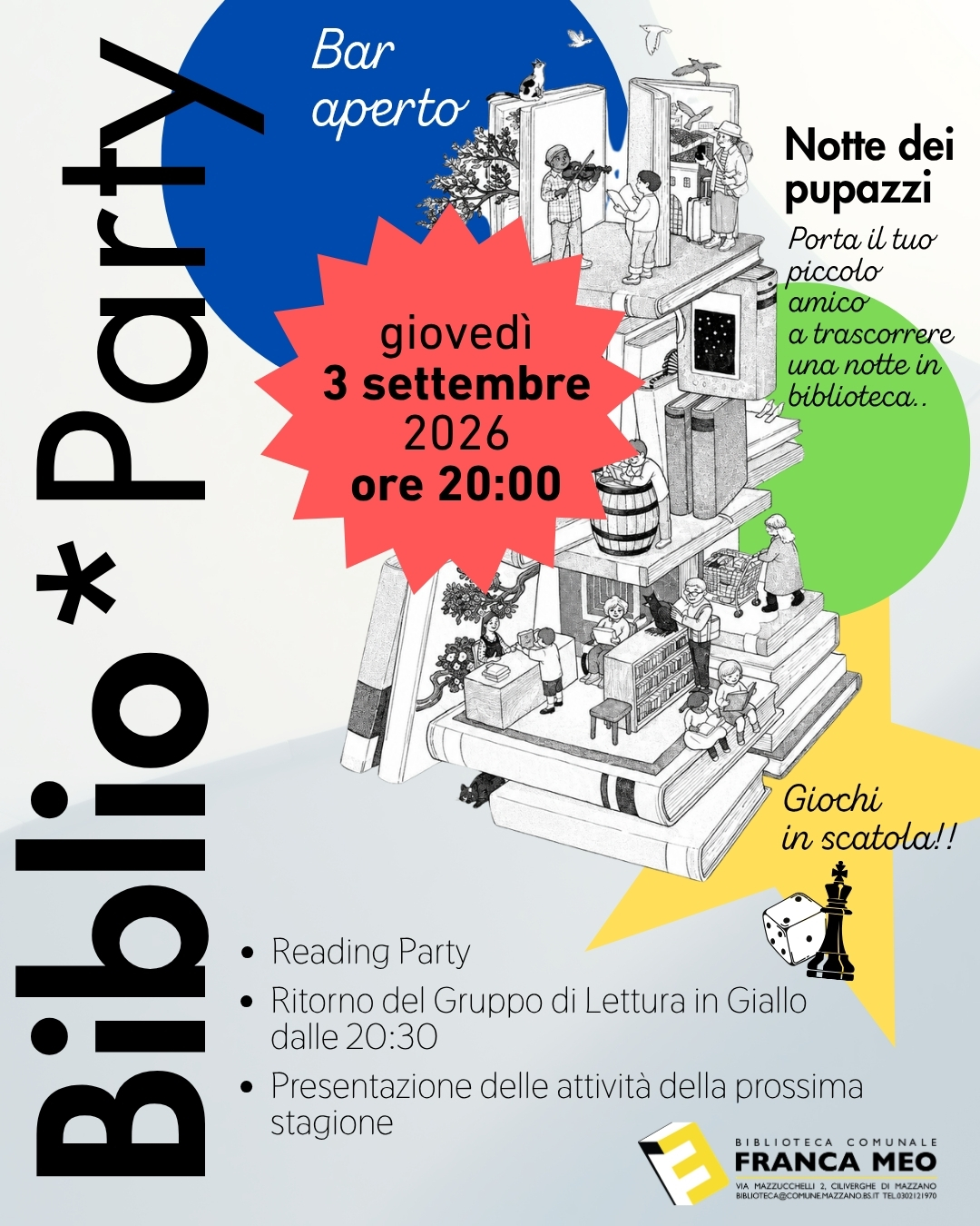 Locandina Biblio party
