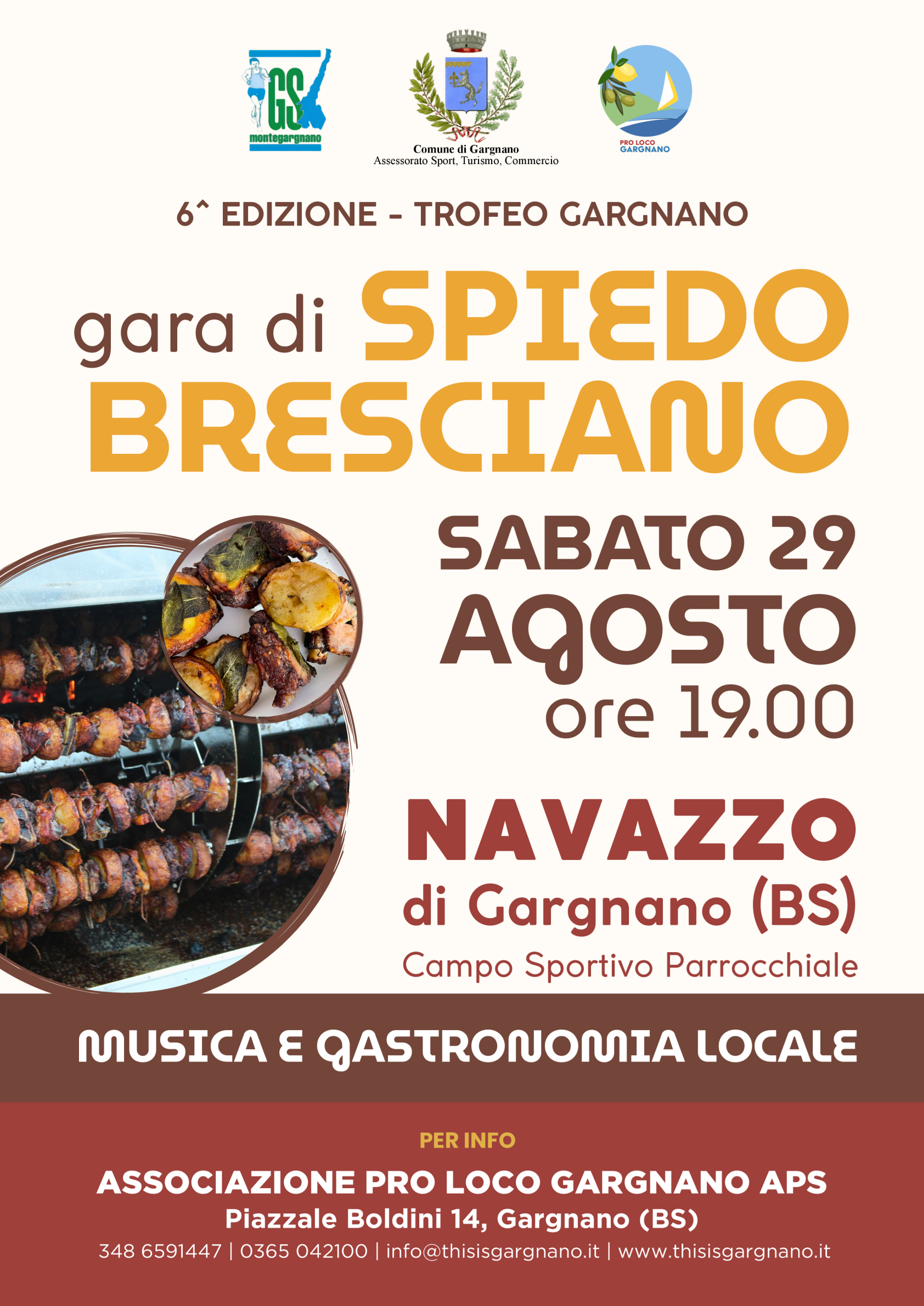 Locandina Gara di spiedo bresciano