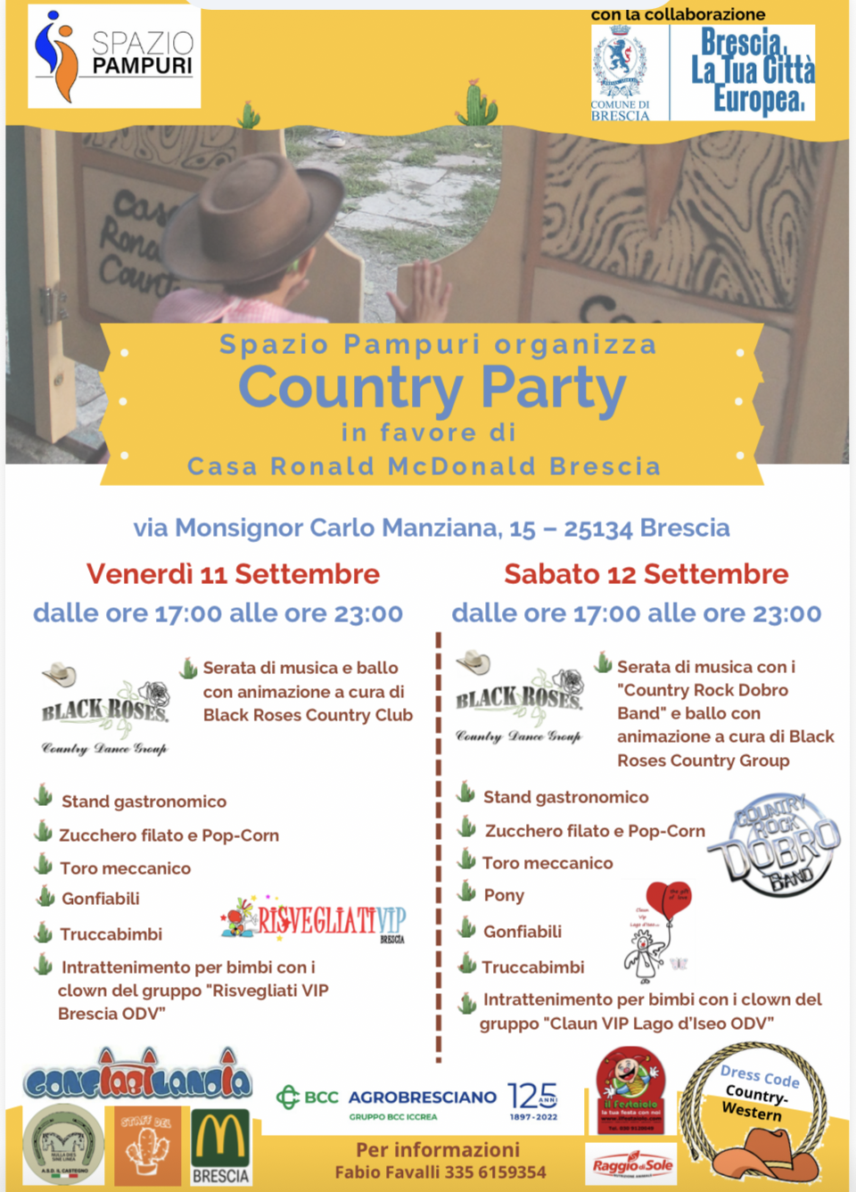 Locandina Festa country