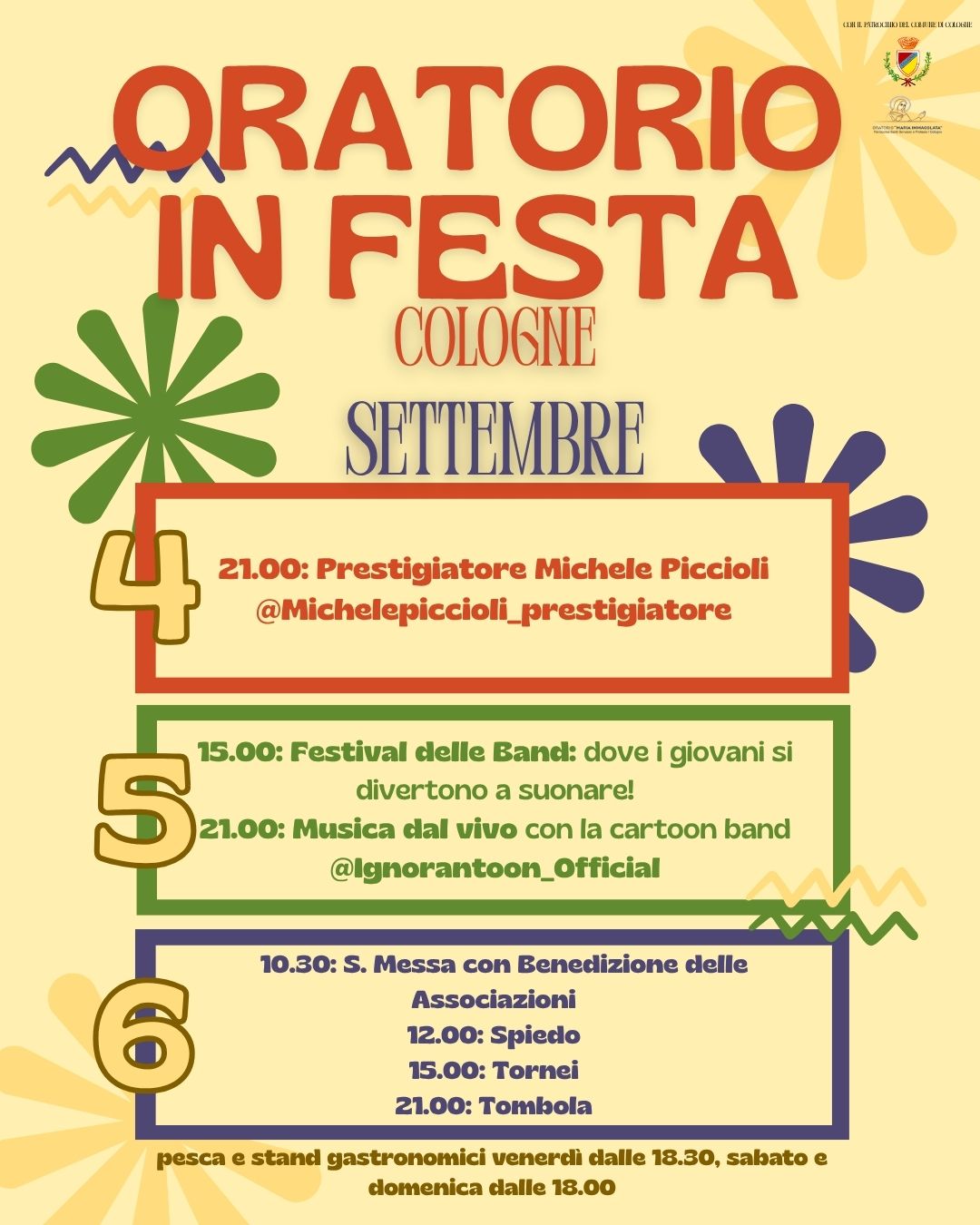 Locandina Oratorio in festa