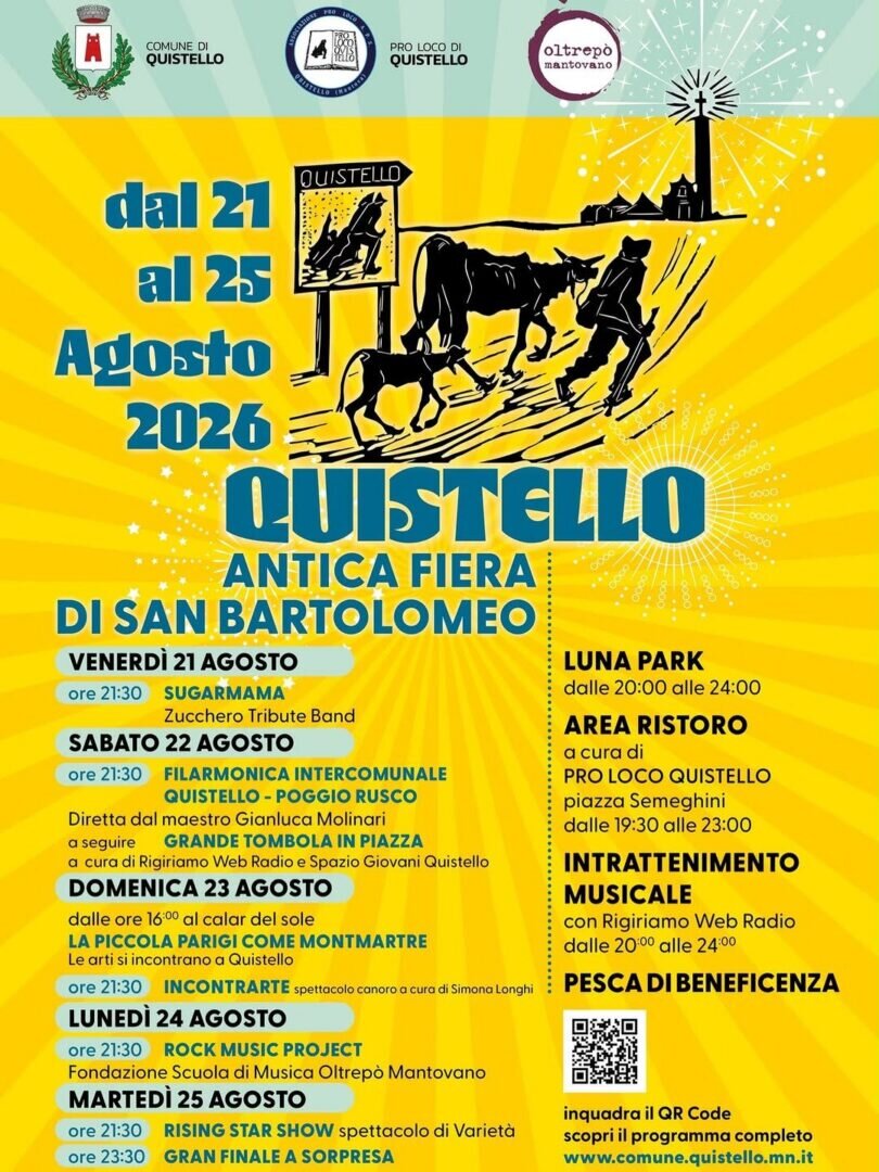 Locandina Antica Fiera di San Bartolomeo
