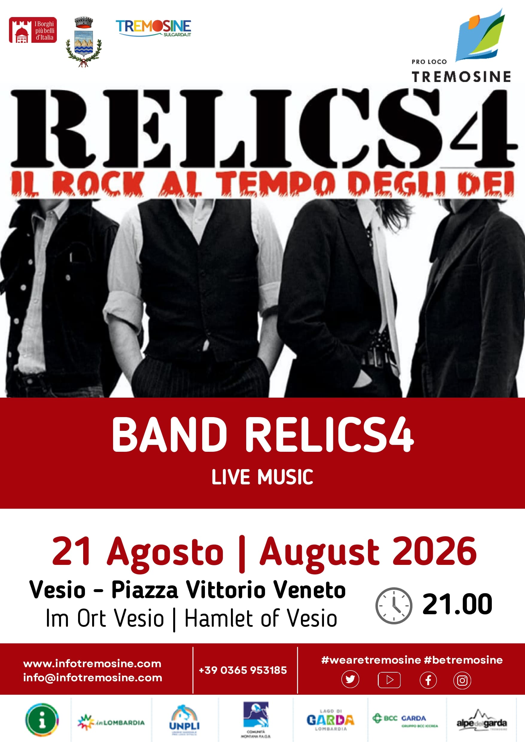 Locandina Band relics4