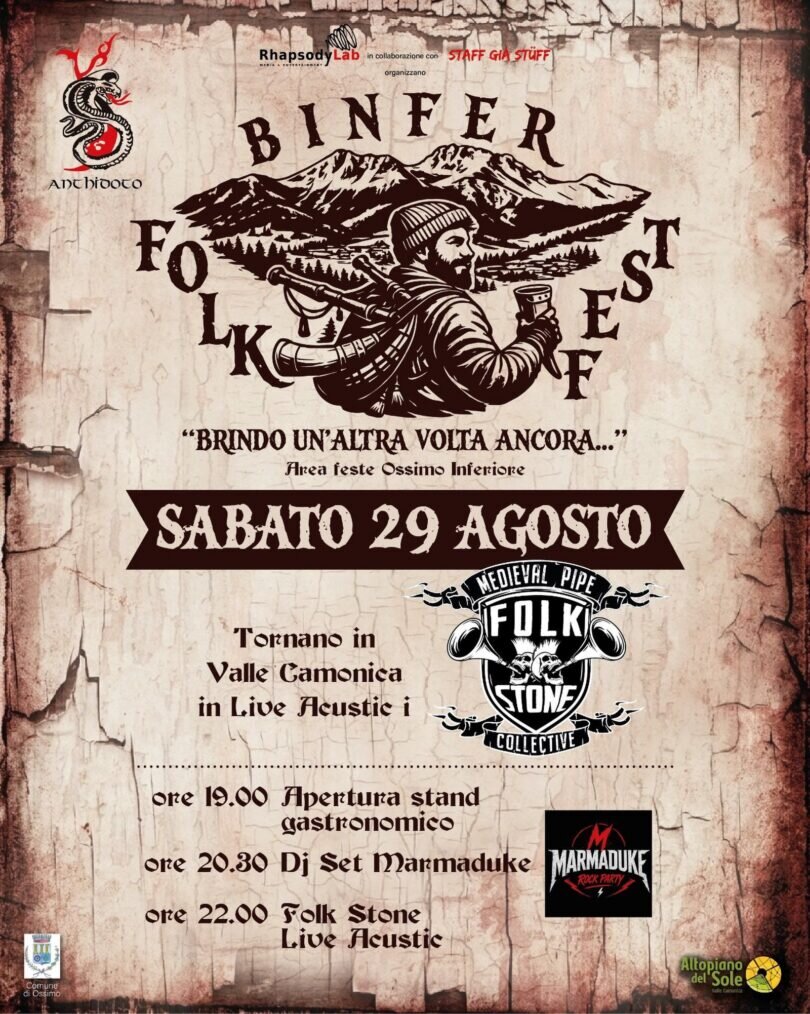 locandina Binfer folk fest