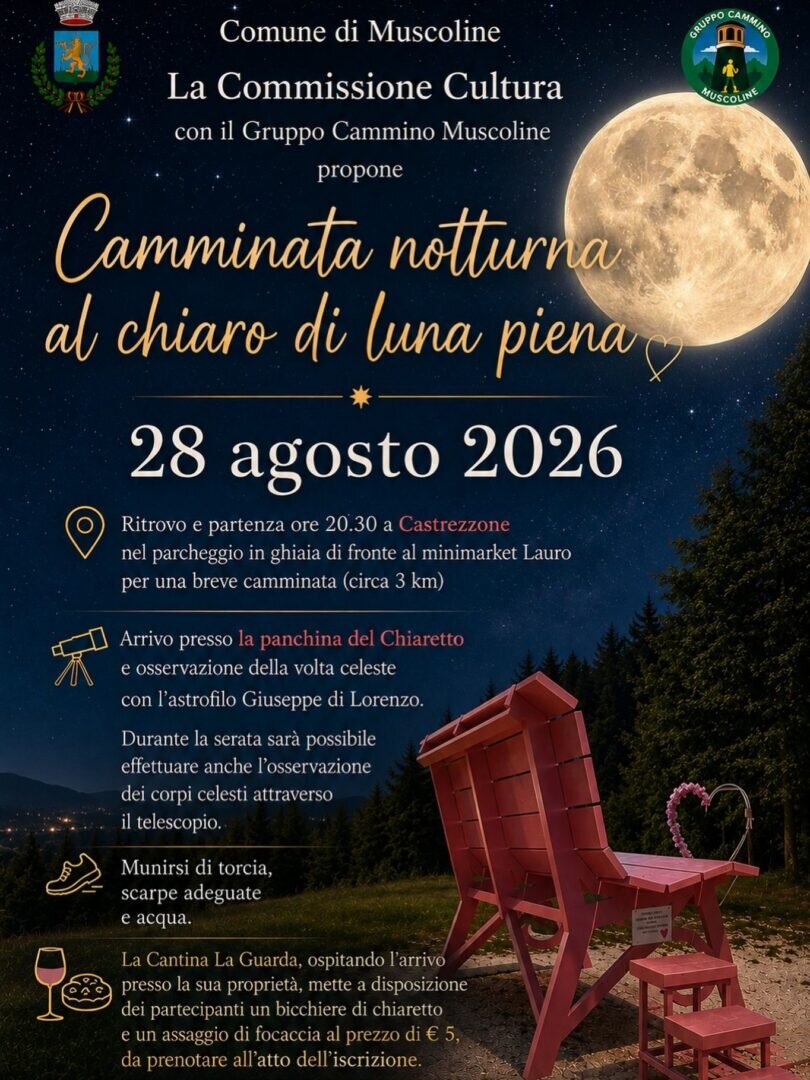 Locandina Camminata notturna