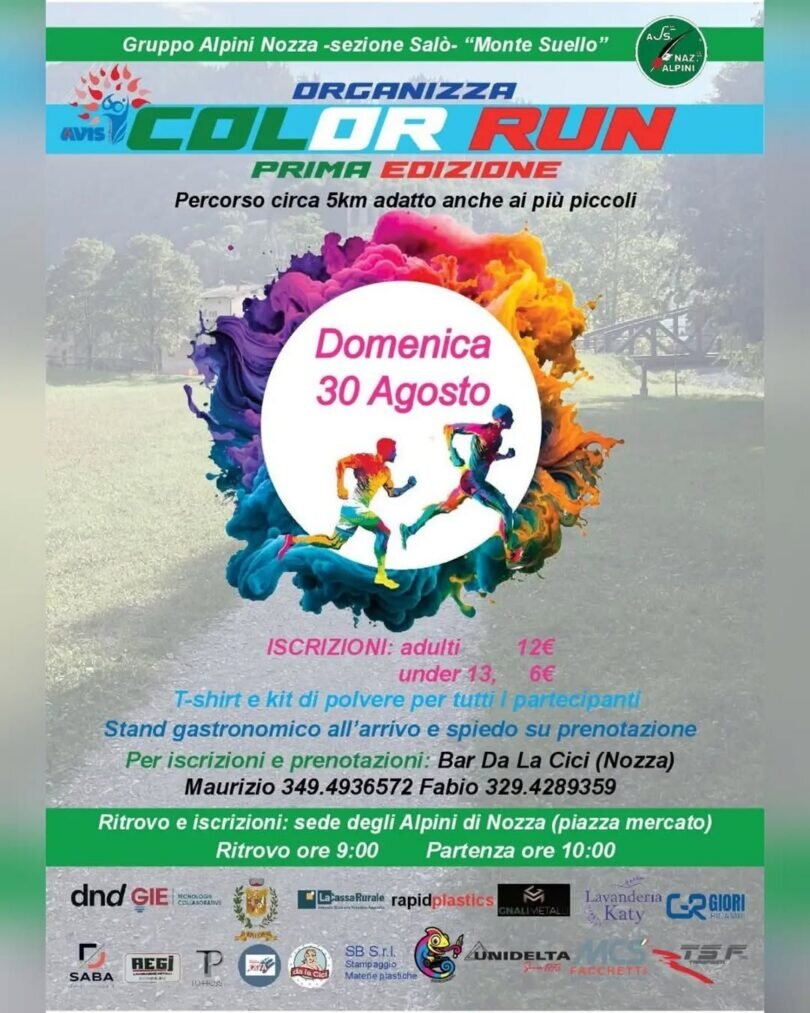Locandina Color Run