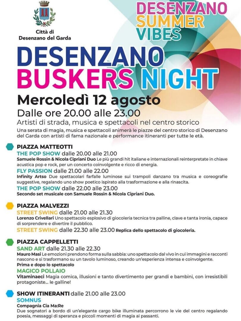 Locandina Desenzano buskers night