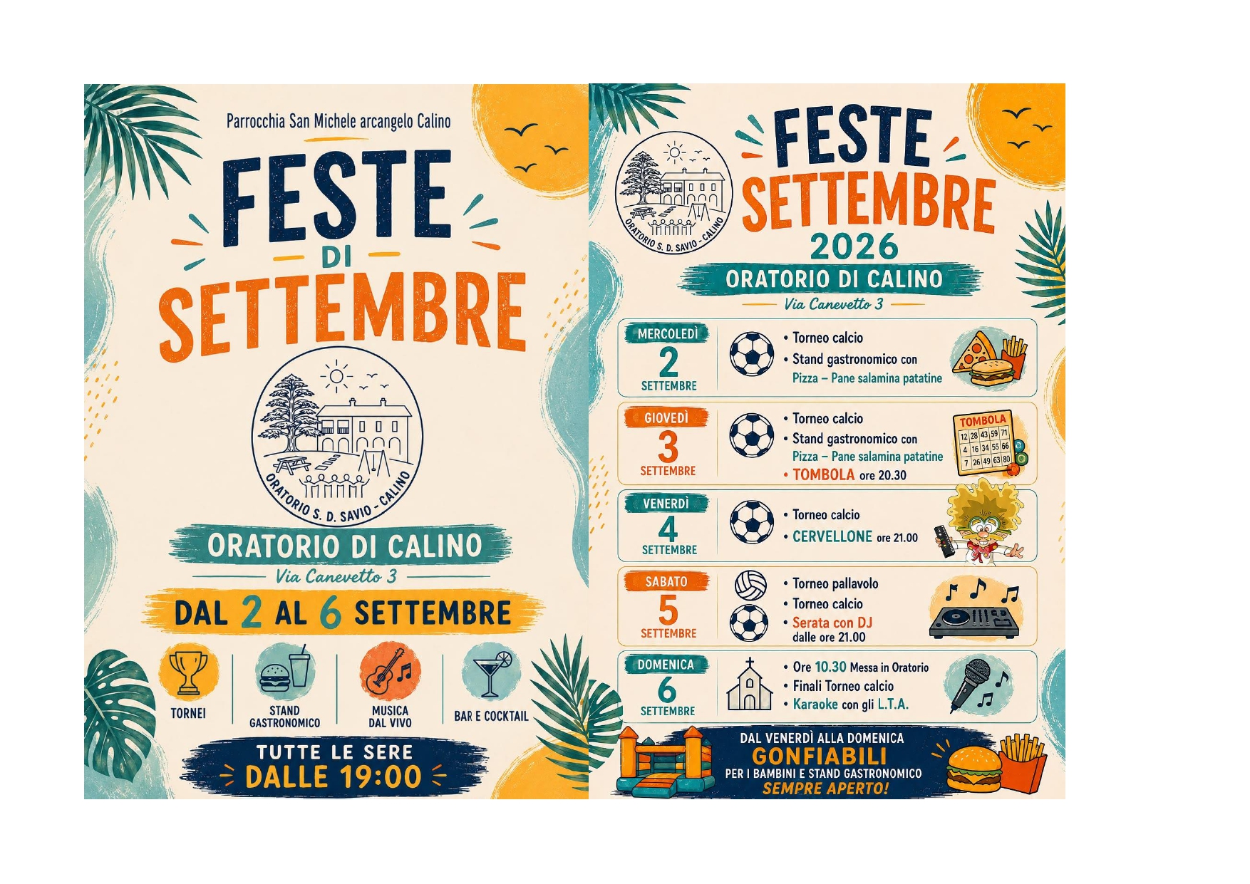 Locandina Feste di settembre
