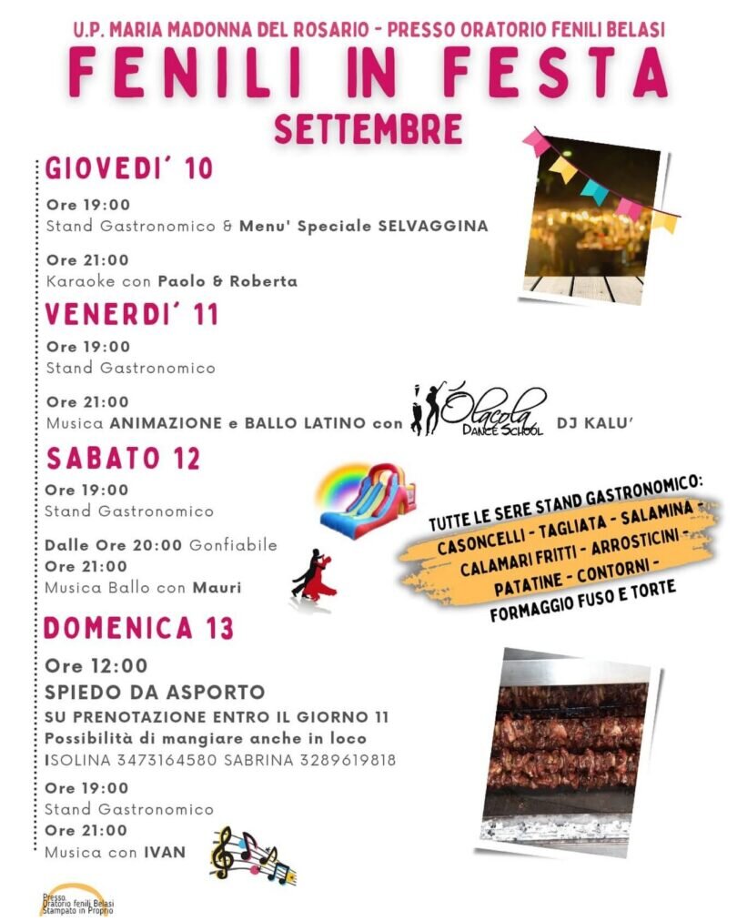 locandina Fenili in festa