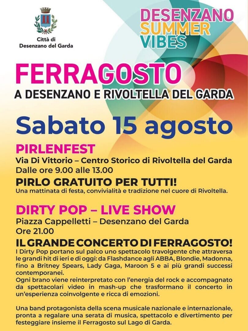 Locandina Ferragosto a Desenzano e Rivoltella