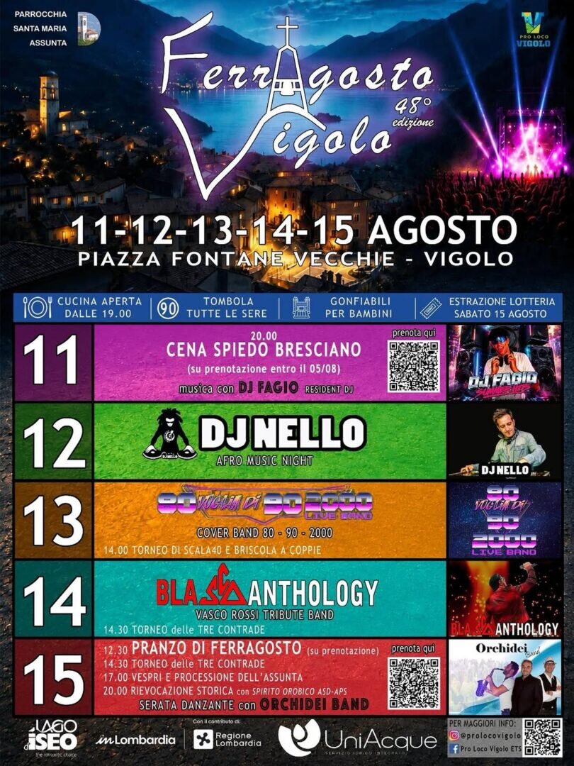 Locandina Ferragosto a Vigolo