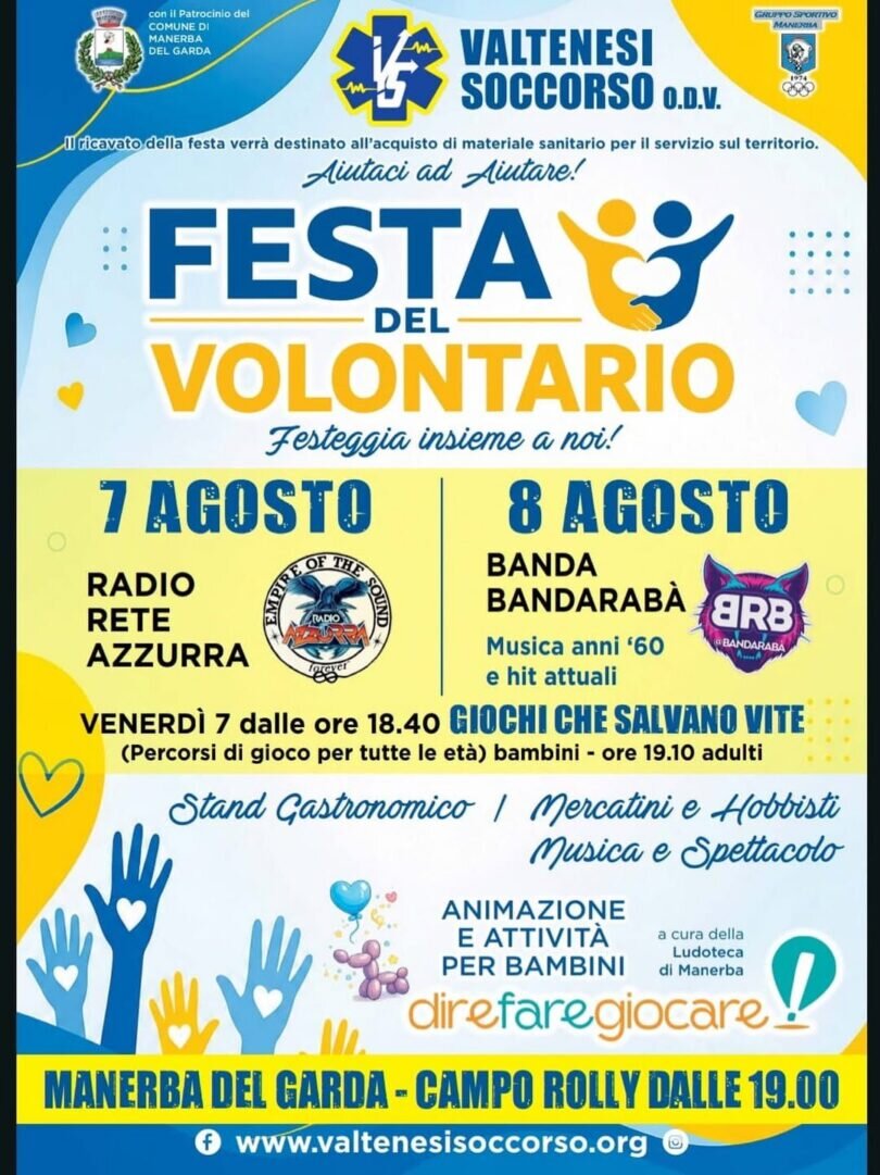 Locandina Festa del volontario