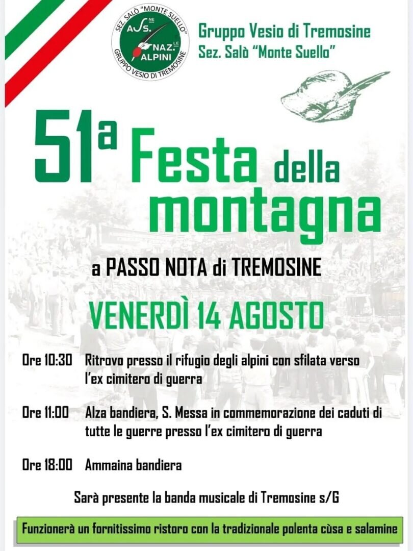 Locandina Festa della montagna