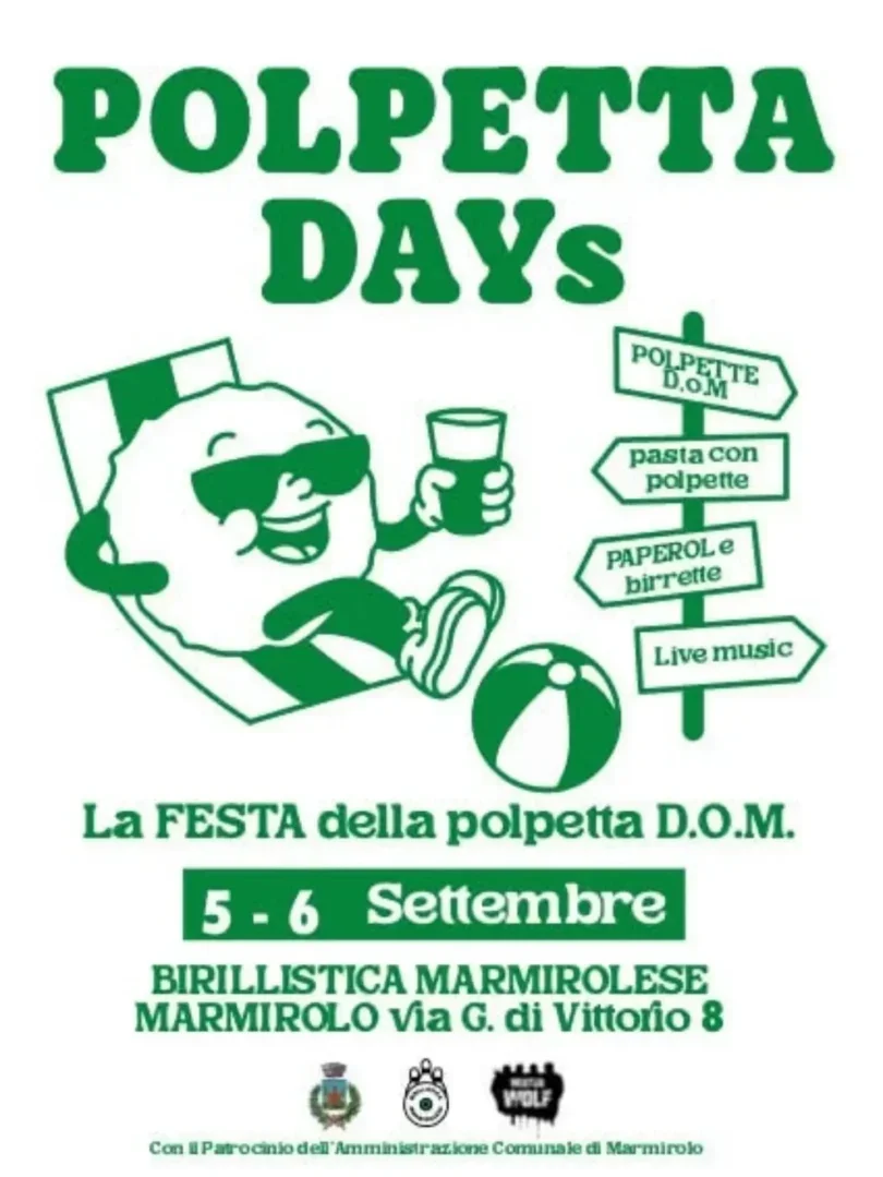 Locandina Festa della Polpetta della Birillistica