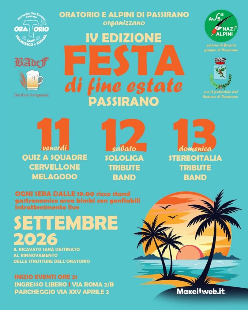 locandina Festa di fine estate