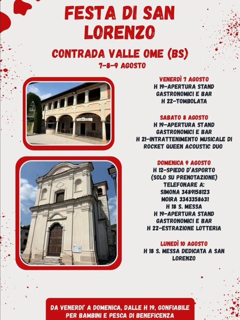 Locandina Festa di San Lorenzo