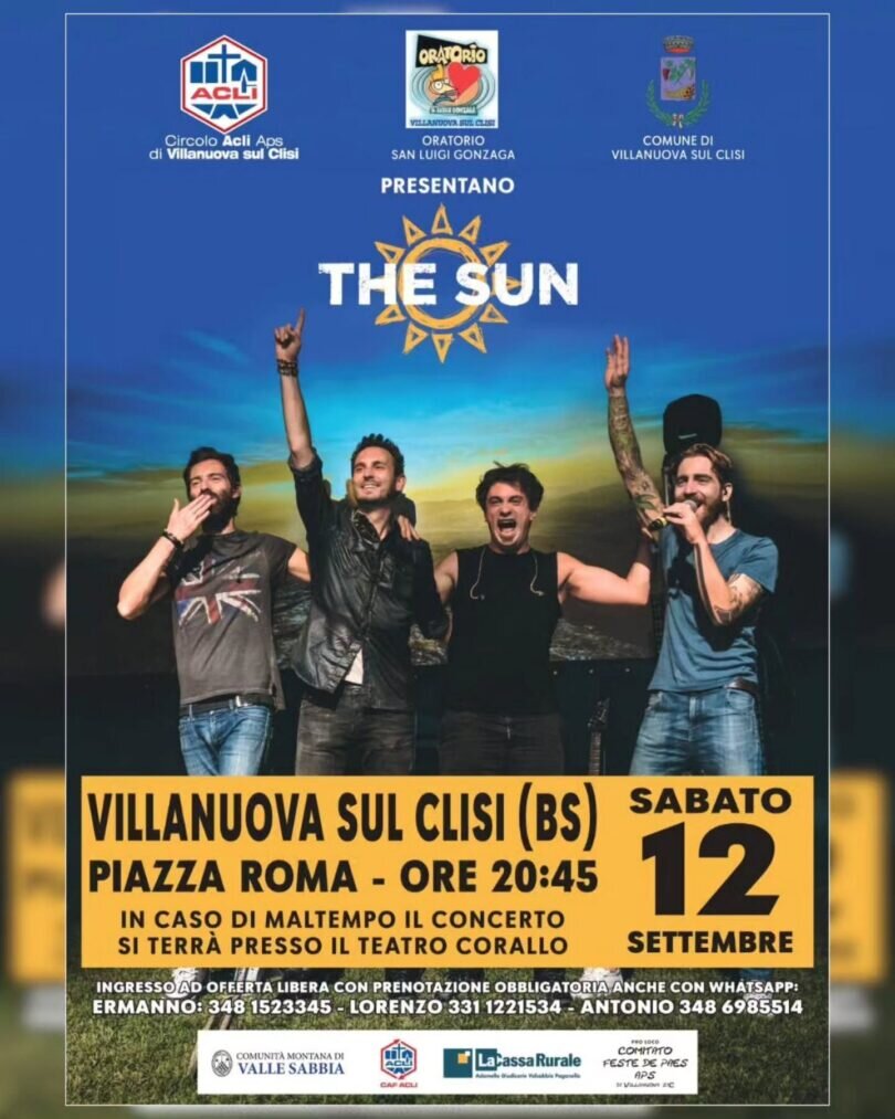 Locandina I the sun a Villanuova