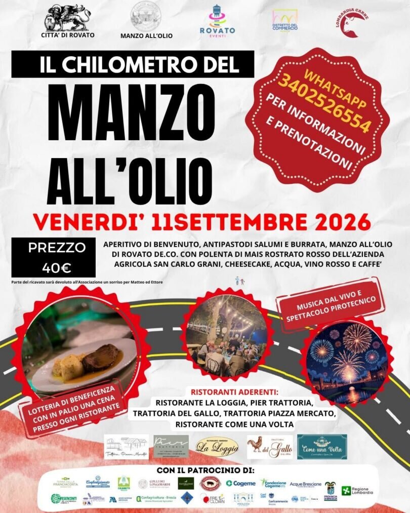 locandina Il Chilometro del Manzo all'Olio
