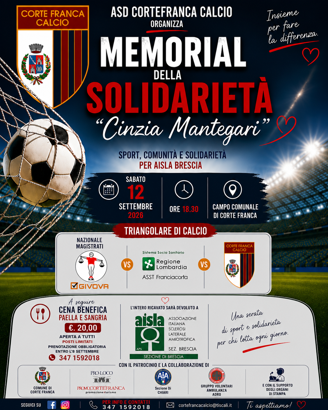 Locandina Memorial della solidarietà