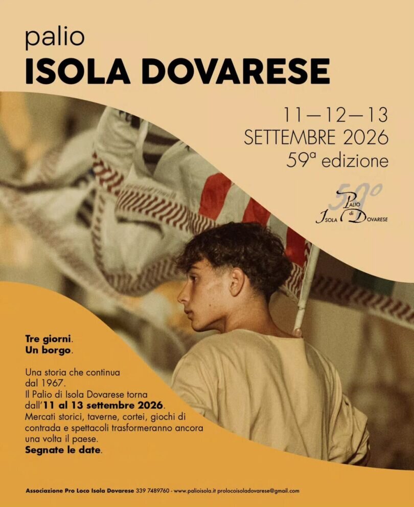 Locandina Palio di Isola Dovarese