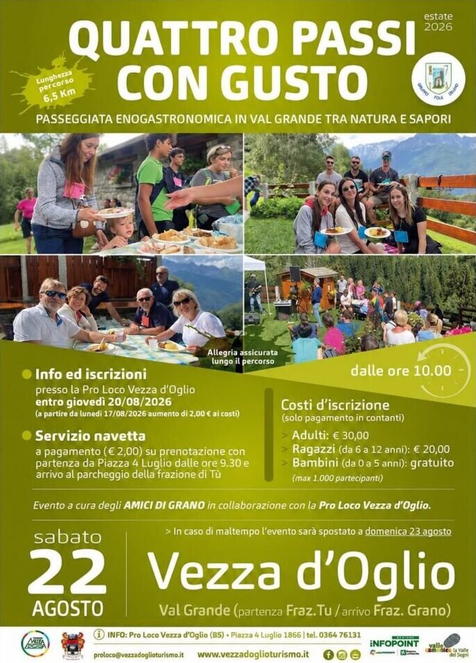 Locandina Quattro passi con gusto