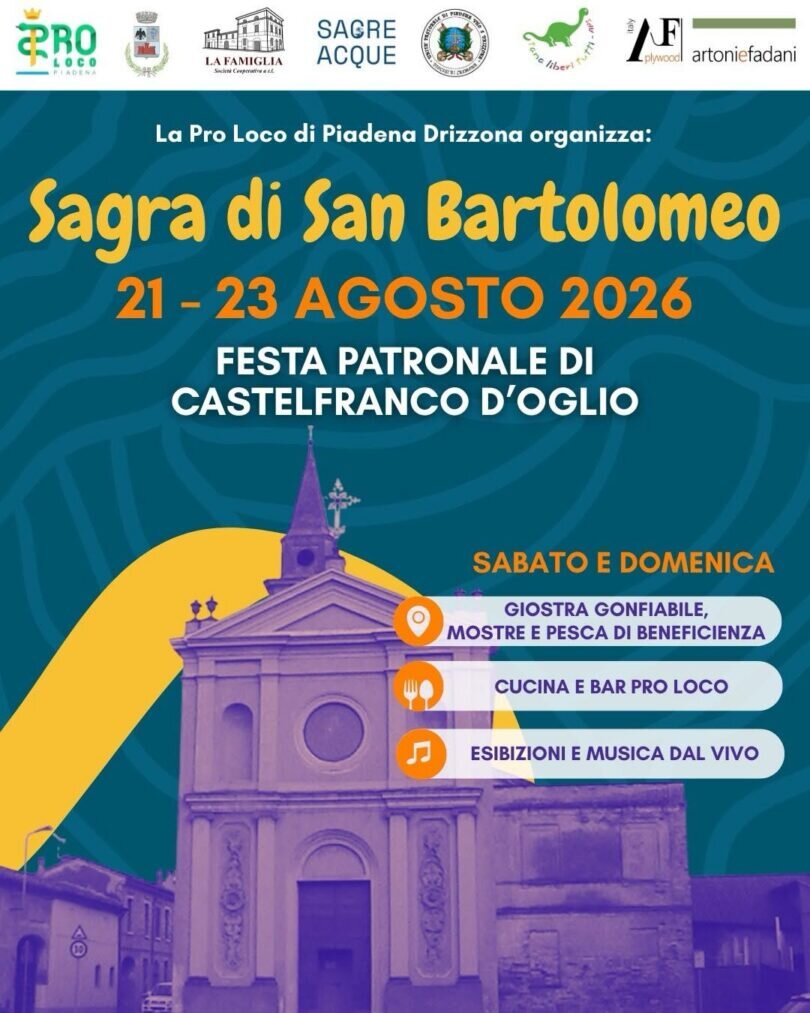 Locandina Sagra di San Bartolomeo