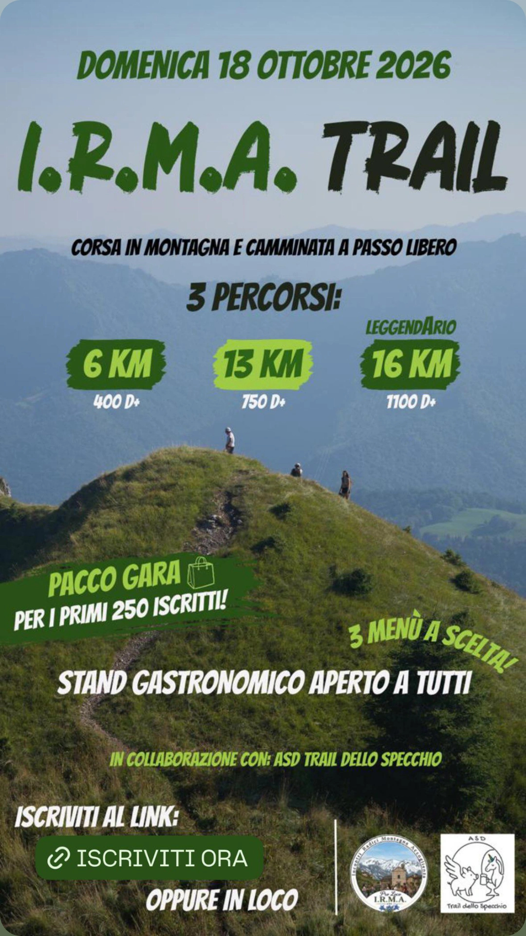 Locandina I.r.m.a trail