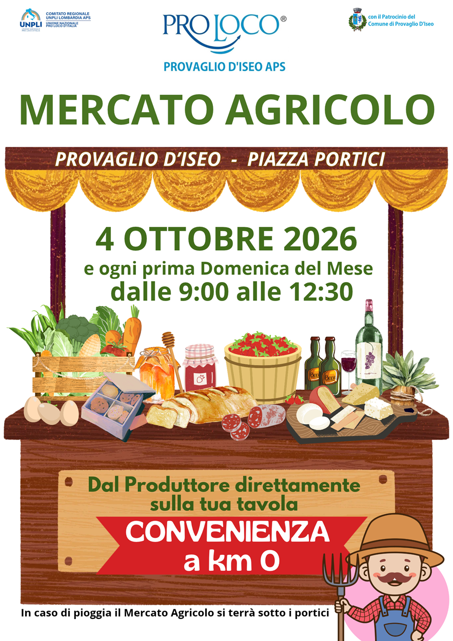 Locandina Mercarto agricolo