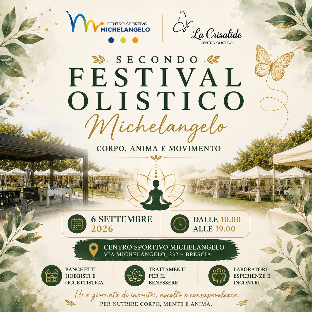 Locandina Festival olistico Michelangelo