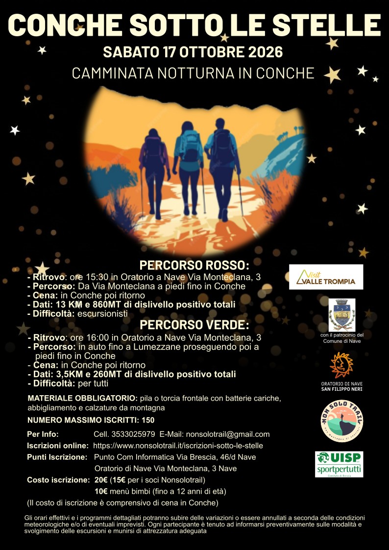 Locandina Conche sotto le stelle
