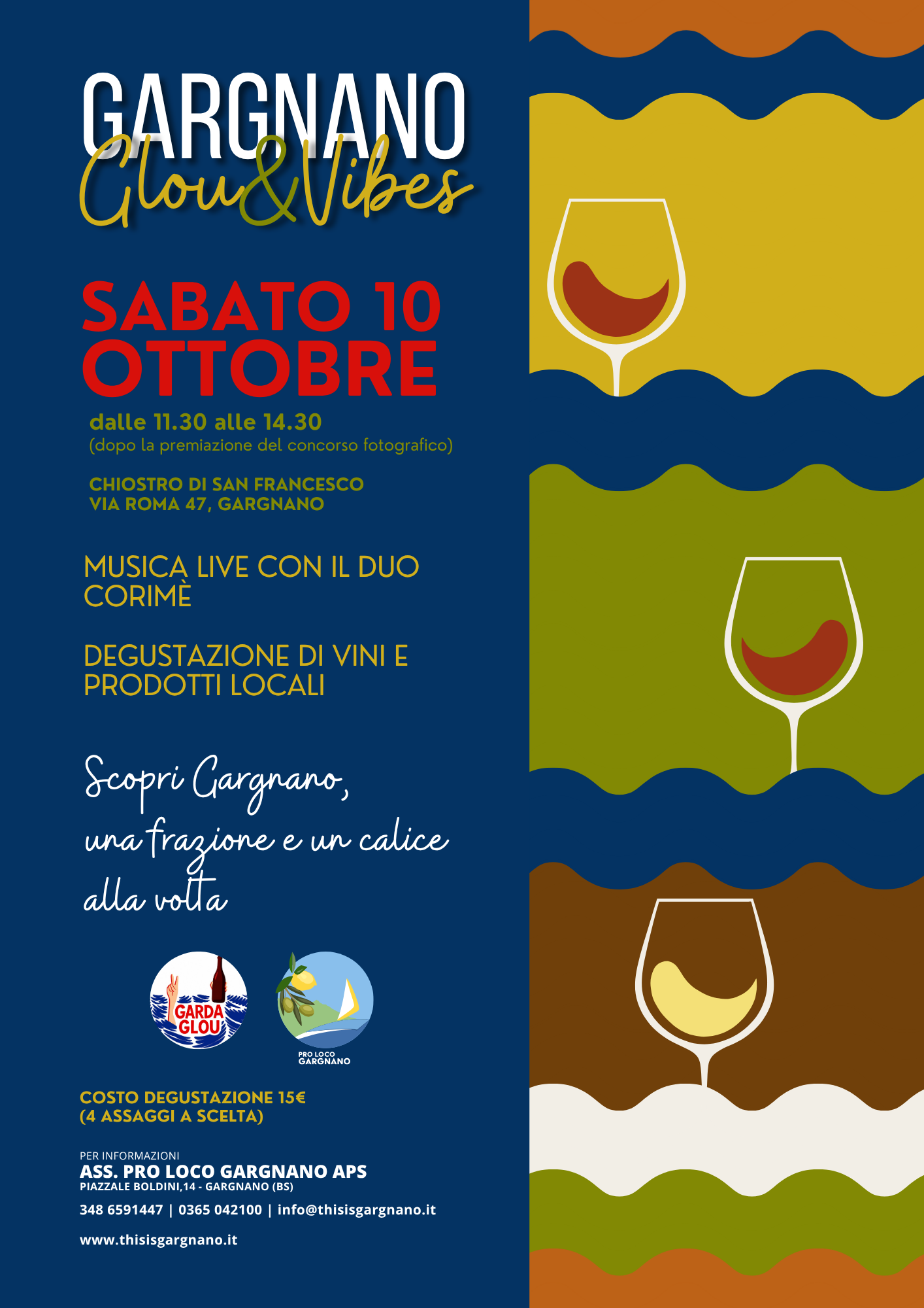 Locandina Gargnano Glou & Vibes